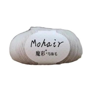 Imagem de Fio De Mohair Macio 25g 160m Para Tricô Manual E Crochê, Lã Para DIY, 