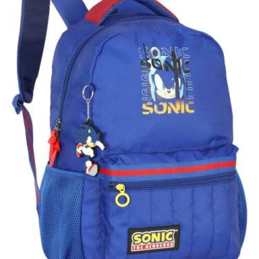 Imagem de Mochila de Costas Sonic Escolar Infantil Original resistente - - LUXCE