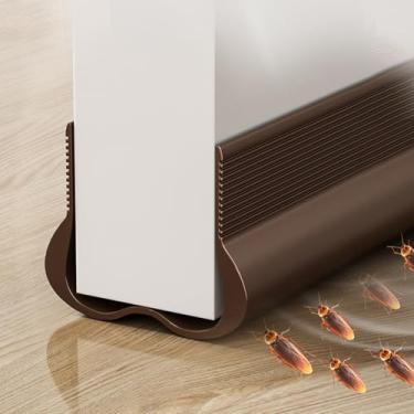 Imagem de Bujão de porta com abertura enorme, abertura de vedação de varredura de porta alargada de 8,5 cm de largura até 4,6 cm para portas internas e externas - mantendo o rascunho, o ruído, a poeira e os