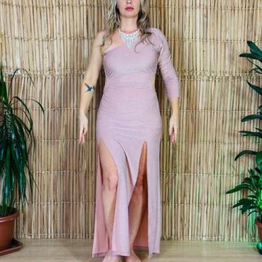 Imagem de Dança do Ventre Vestido Galabia Baladi Said Lurex - Envio Imediato - V