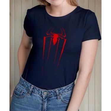 Imagem de Camiseta Camisa Adulto Masculina Feminina Algodão Homem Aranh a Spide 