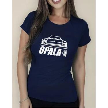 Imagem de Camiseta Camisa de Algodão Adulto Masculina Feminina  Carro Antigo Opa