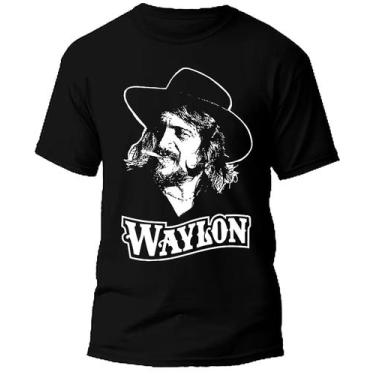 Imagem de Camiseta Algodão Country Outlaw Waylon Jennings, M