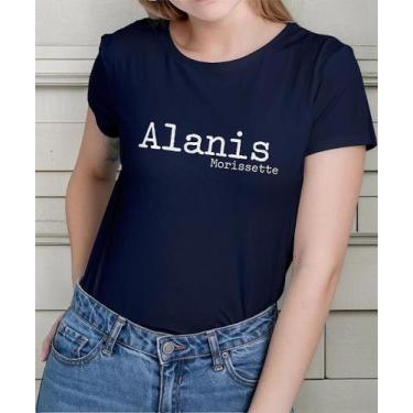 Imagem de Camiseta Camisa Adulto Masculina Feminina Algodão Alanis Morisset te C