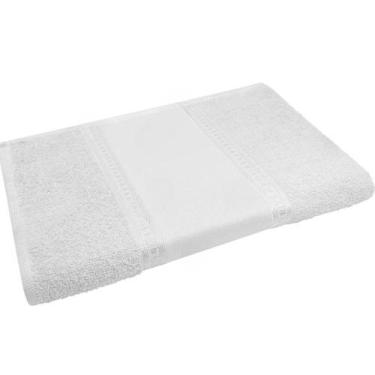 Imagem de Toalha Rosto Linha Luxo Para Sublimação 45X75cm BRUTEXTIL, Branco
