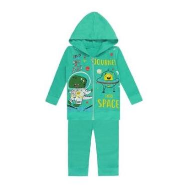 Imagem de Conjunto Moletom Casaco e Calça Verde - Big Bless-Masculino