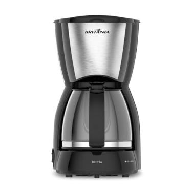 Imagem de Cafeteira Britânia BCF19 Inox 18 Cafezinhos Jarra de Vidro 550W 220V