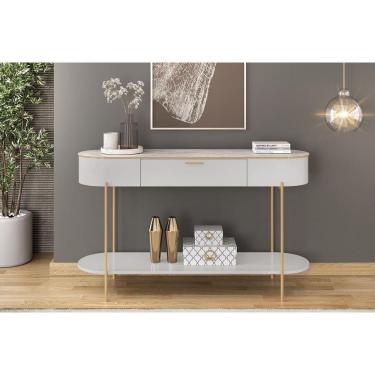 Imagem de Aparador De Sala Jantar Caren C- 1 Gaveta Bali-quartzo - Dj Móveis