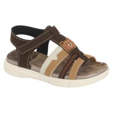 Imagem de SANDALIA FECHADA MENINOS DE VELCRO URSINHO MOLEKINHO - 2140757-Masculino