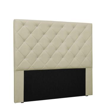 Imagem de Cabeceira Tania Cama Box Solteiro 90Cm Corino Bege