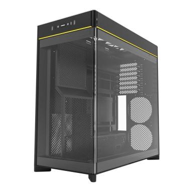 Imagem de Gabinete Gamer Montech HS02, Mid-Tower, Vidro Temperado, Preto - HS02BK-Unissex