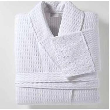 Imagem de Roupão de Piquê Cristal Renascença Branco Buettner, M