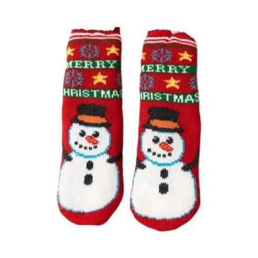 Imagem de Meias De Natal Para Crianças Com Estampa De Desenhos Animados, Meias T