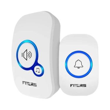 Imagem de Campainha Inteligente Sem Fio À Prova d'Água Com 32 Melodias, Alarme D