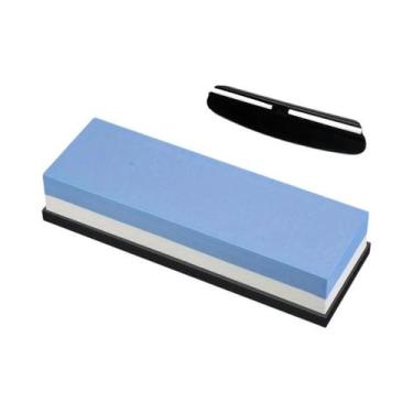 Imagem de Pedra De Afiar Dupla Face 1000/6000 Com Base Antiderrapante, Afiador E