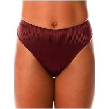 Imagem de Calcinha Cavada Alta Lisa Demillus 056095 (ANTIGA 26095/56096) T.P/XG,