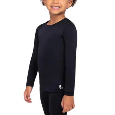 Imagem de Camiseta Lupo Warm Térmica Infantil 73100-001, Preto, 10