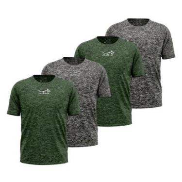 Imagem de Kit 4 Camisetas Dry Alpha Co Masculina-Masculino