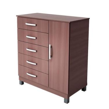 Imagem de Cômoda Sapateira Zurique 1 Porta 5 Gavetas - Evidencia Moveis, Demoliç