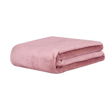 Imagem de Cobertor Manta Super Soft 300g Casal 1,80mx2,20m Rose Sonhare