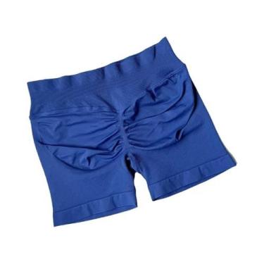 Imagem de Shorts Esportivos Femininos De Cintura Alta Para Verão, Respiráveis, C