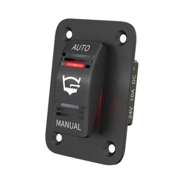 Imagem de Interruptor Gangorra À Prova d'Água 12V 24V 3 Posições Para Bomba De P