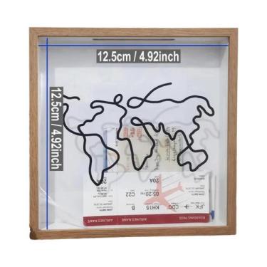 Imagem de Porta-Retratos De Lembranças De Viagem Com Compartimento Superior Para