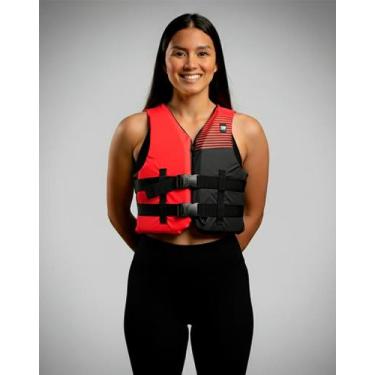 Imagem de Colete Salva Vidas Homologado N1 - Prolife, Vermelho, G1 (De 55kg a 85