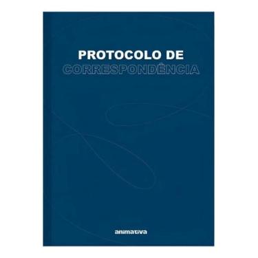 Imagem de Caderno Livro de Protocolo Correspondência Brochura 30cm x 20cm 100 Fo
