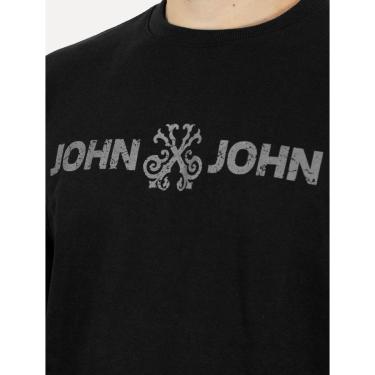 Imagem de Moletom John John Masculino New Basic Logo Rusty Preto-Masculino
