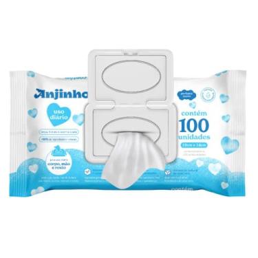 Imagem de Lenço Umedecido Anjinho Leve 100 Pague 90 - Parentex Ind E Com Ltda