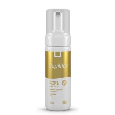 Imagem de Mousse Pós Depilação Retardante de Pelos 150ml Hidrata Enfraquece Crescimento Transparente Depilflax