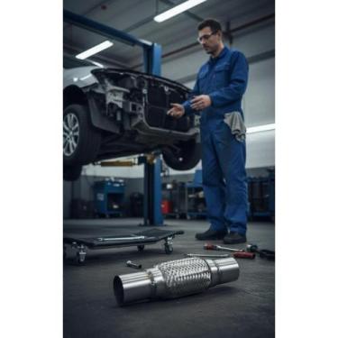 Imagem de Tubo Flexível P/ Escapamento Gol G5/G6, Saveiro, Fox - Congratulations