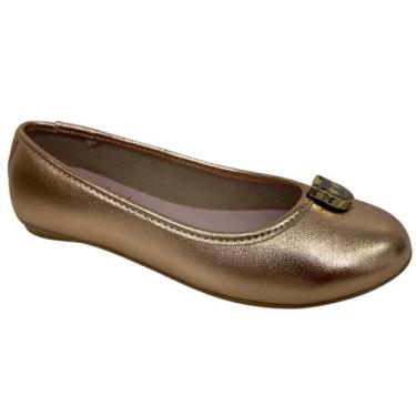 Imagem de Sapatilha molekinha menina 25021022, Ouro rs brilho, 33