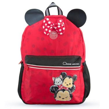 Imagem de Mochila Feminina Escolar Minnie Disney Infantil Resistente-Feminino