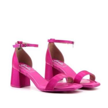 Imagem de Sandália Piccadilly Barbie Salto Bloco-Feminino