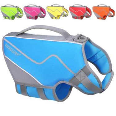 Imagem de Colete salva-vidas para cães VIVAGLORY Sports Style Neoprene Blue XL