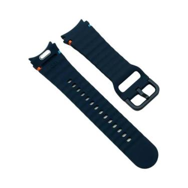 Imagem de Pulseira De Silicone Para Samsung Galaxy Watch 7 6 5 4 Classic 47mm 43