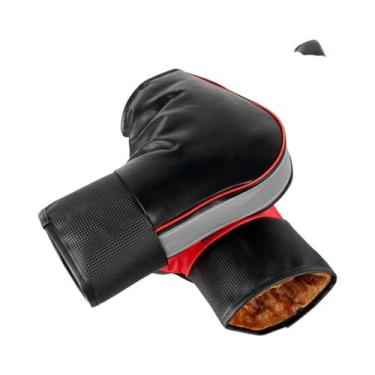 Imagem de Capa De Guidão De Motocicleta À Prova De Vento Para Inverno Com Faixa 