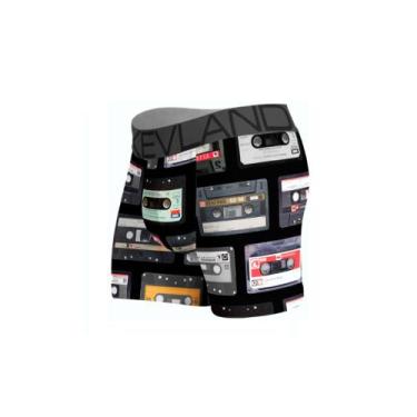 Imagem de Cueca Boxer Kevland Fita K7, M, Preto
