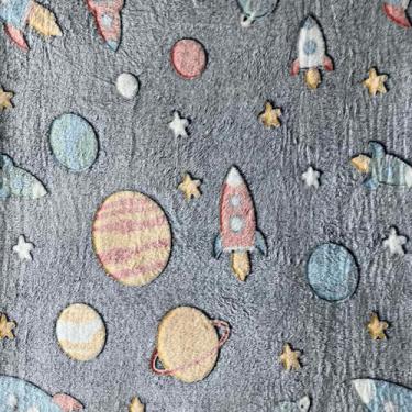 Imagem de Manta Que Brilha No Escuro Solteiro Infantil 150 x 220 cm - Bella Enxo