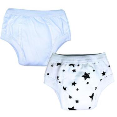 Imagem de Kit Cueca Calcinha Treinamento Desfralde Fralda 2und Estrela - Minha E