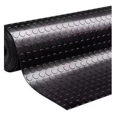 Imagem de Piso Borracha Moeda Anti Derrapante Laminado 2,20x1,30cm Pvc - Kapazi,