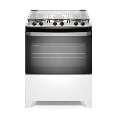 Imagem de Fogão 5 Bocas FE5IW Efficient Mesa Inox PerfectCook e VaporBake Electrolux