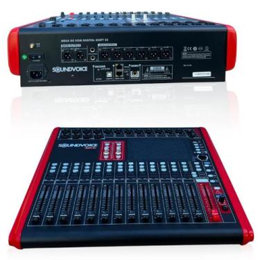 Imagem de Mesa de Som Digital Interface de áudio Wifi 20 Canais Touch - Bell