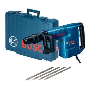 Imagem de Martelo 1500W Rompedor C/Maleta  GSH 11 E  (220V) Bosch, Azul, 220V