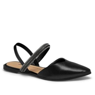 Imagem de Sandália Rasteira Feminina Dakota Brilho Casual D0214, Vieri preto pew