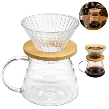 Imagem de Jarra Vidro 700ml Para Coar Café Cafeteria Cozinha - New Goods
