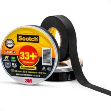 Imagem de Fita Isolante 3M Scotch 33+ 20M X 19 Hb004482475