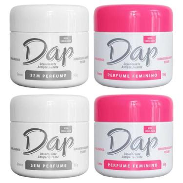 Imagem de Kit 4 Desodorante S/Perfume/Suave/Masculino/Feminino DAP 55g, SEM PERF